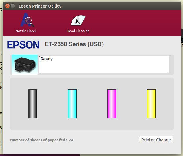 epson printer utility